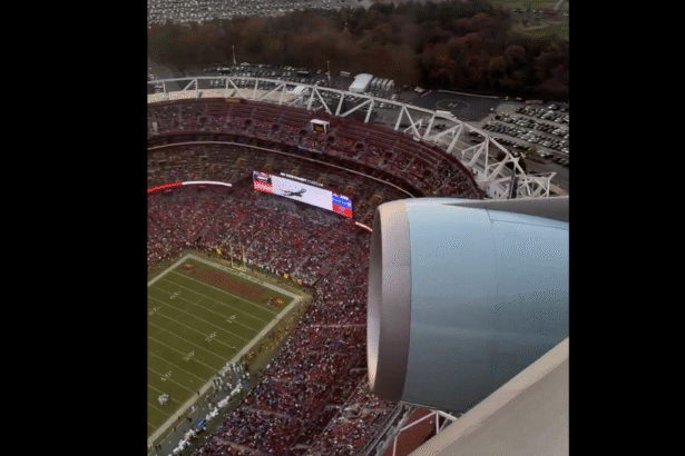 Air Force One Skims Over Stadium: Donald Trump Startles the NFL!