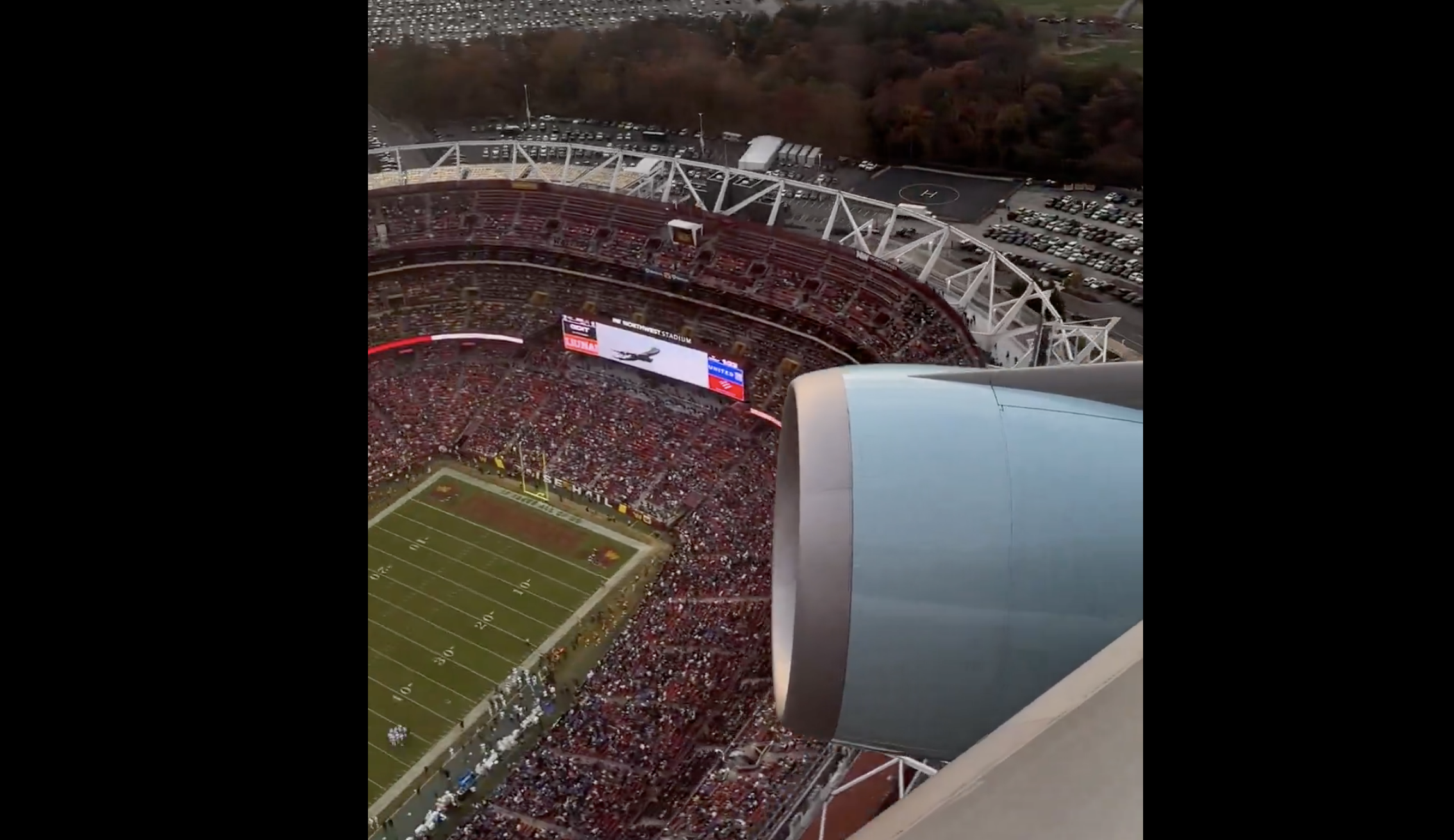 Air Force One Skims Over Stadium: Donald Trump Startles the NFL!