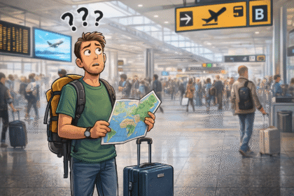 Austraia, not Australia.. the Vienna Airport Help Desk Mystery Truth or Travel Myth