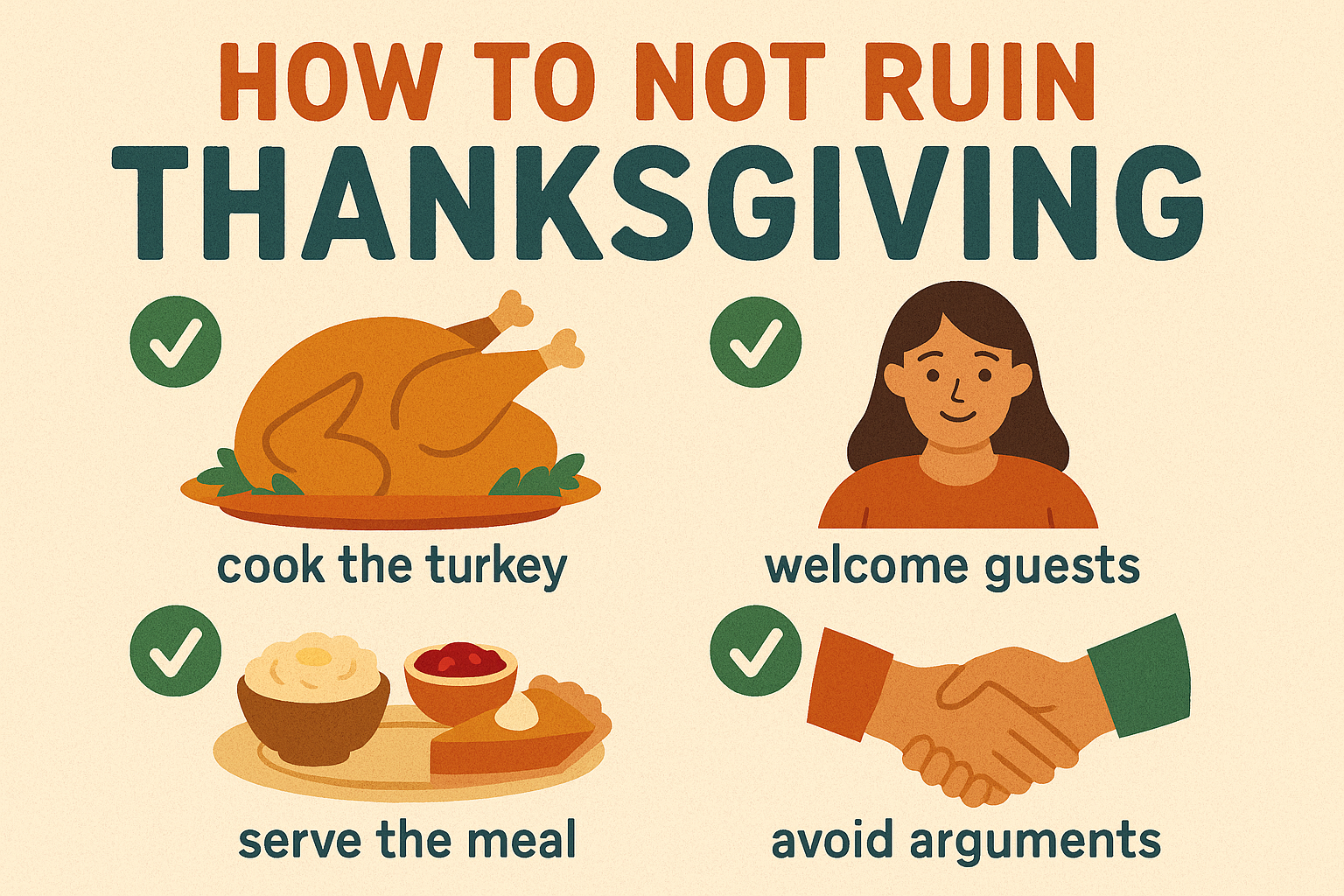How Not to Ruin Thanksgiving: A Survival Guide for Functional Humans