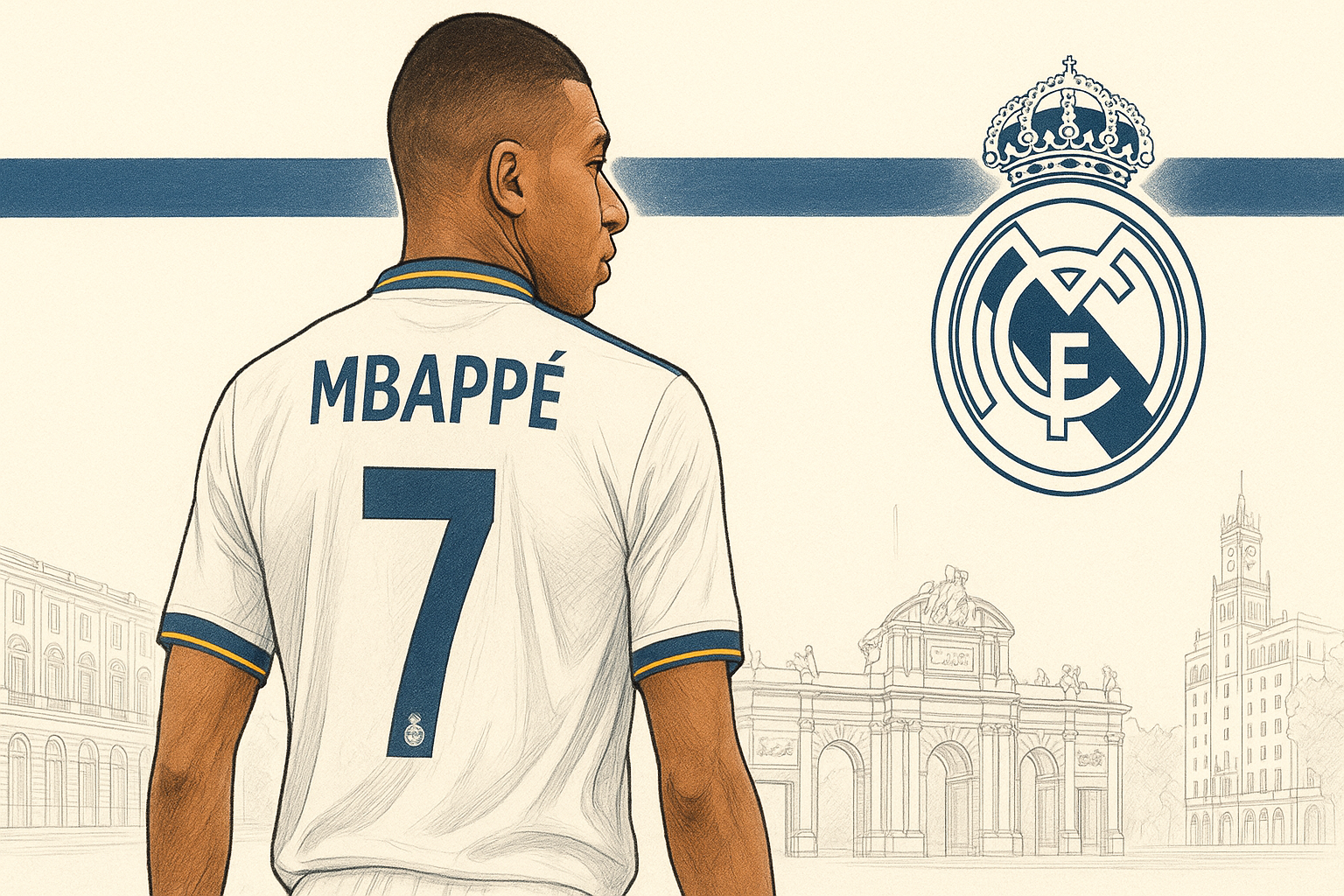 Real Madrid: Mbappé gets a statue in Dubaï… that doesn’t really look like Mbappé!