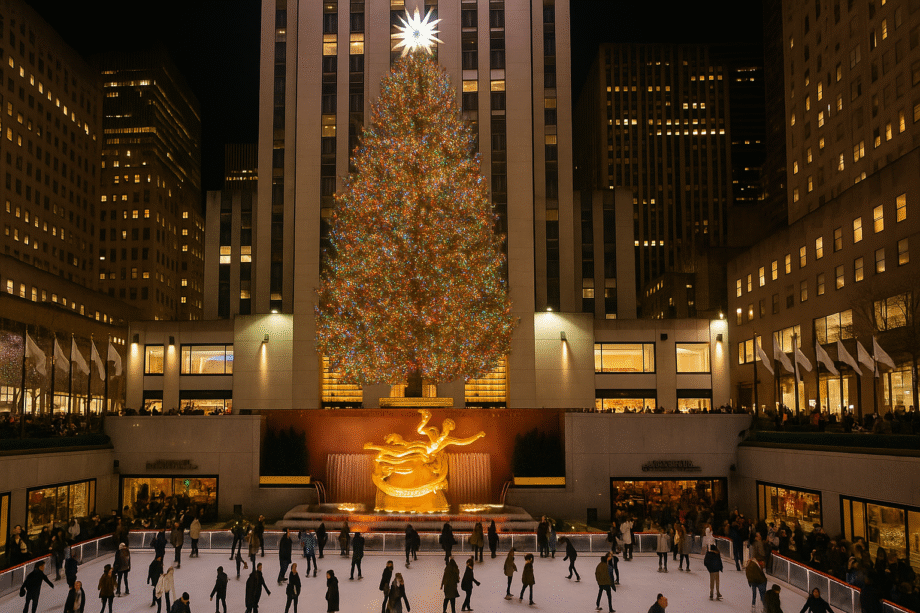 New York The Amazing History of the Rockefeller Center Christmas Tree and Ice Rink