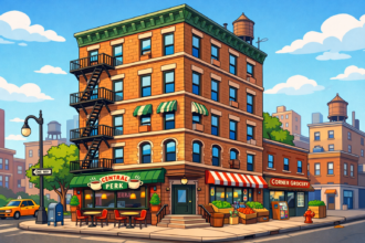 New York, Friends building reeimagined