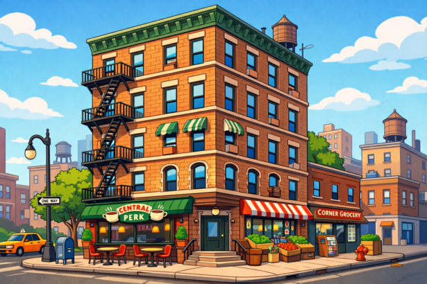 New York, Friends building reeimagined