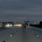 USA. Plane Crashes onto Florida’s I-95, Hitting Car and Injuring Driver